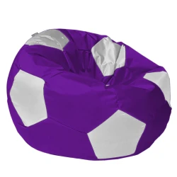Пуфик DTOXL027, фиолетовый/белый, 95x95 см