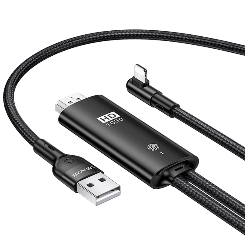 HDMI кабель USAMS US-SJ442 U53 2 м (SJ442HD01) HDMI кабель USAMS US-SJ442 U53 2 м (SJ442HD01)