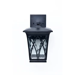 Настенный светильник Borsan BR079, железо, черный, 30x18 см Настенный светильник Borsan BR079, железо, черный, 30x18 см