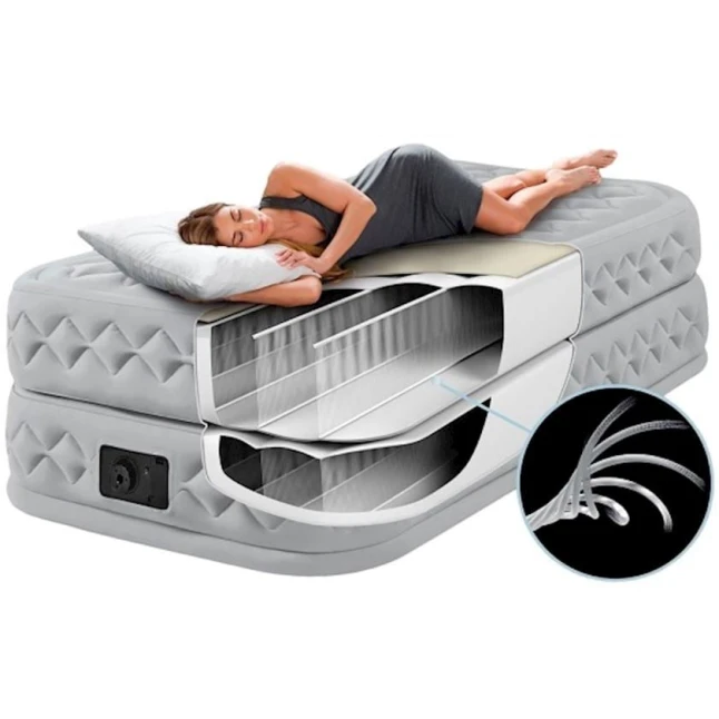 Надувной матрас Intex Dura-Beam Plus 64462, белый, 191x99x51 см