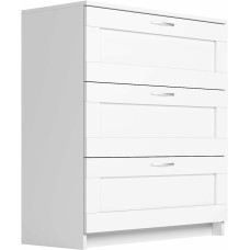 Komod Mio Tesoro Сириус 2.02.02.050.1, DSP, ağ, 78.2x94.6x41.2 sm