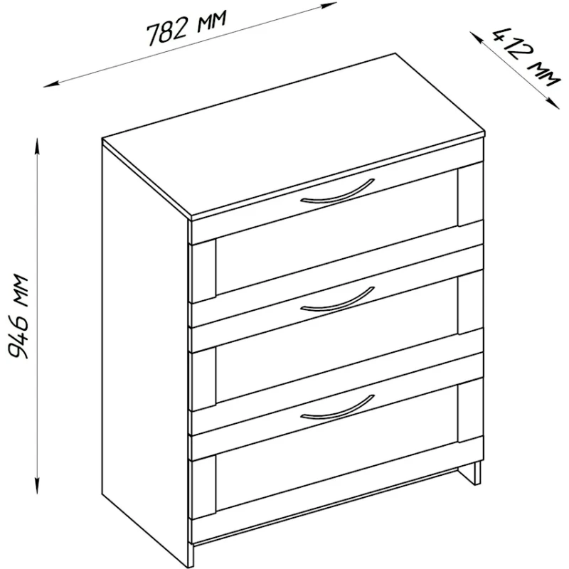 Комод Mio Tesoro Сириус 2.02.02.050.1, ДСП, белый, 78.2x94.6x41.2 см Комод Mio Tesoro Сириус 2.02.02.050.1, ДСП, белый, 78.2x94.6x41.2 см