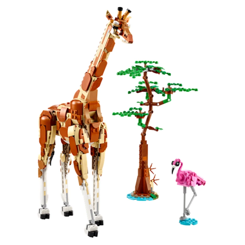 Конструктор LEGO Creator 3in1 Wild Safari Animals 31150, 9+ лет, 780 элементов
