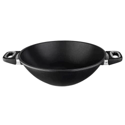 Сковорода-вок Leggno BLK2200WK32 Black, 32 см, черная