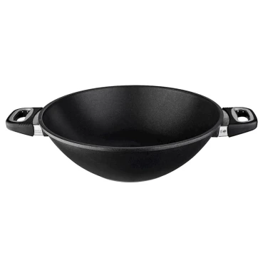Сковорода-вок Leggno BLK2200WK32 Black, 32 см, черная Сковорода-вок Leggno BLK2200WK32 Black, 32 см, черная