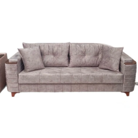 Диван KS-2, коричневый, 300x200 см