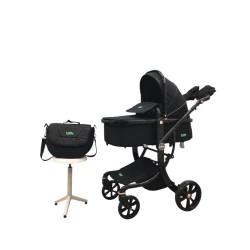 Детская коляска smr333, черная