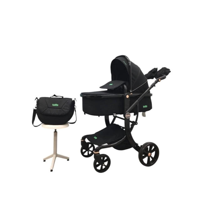 Детская коляска smr333, черная