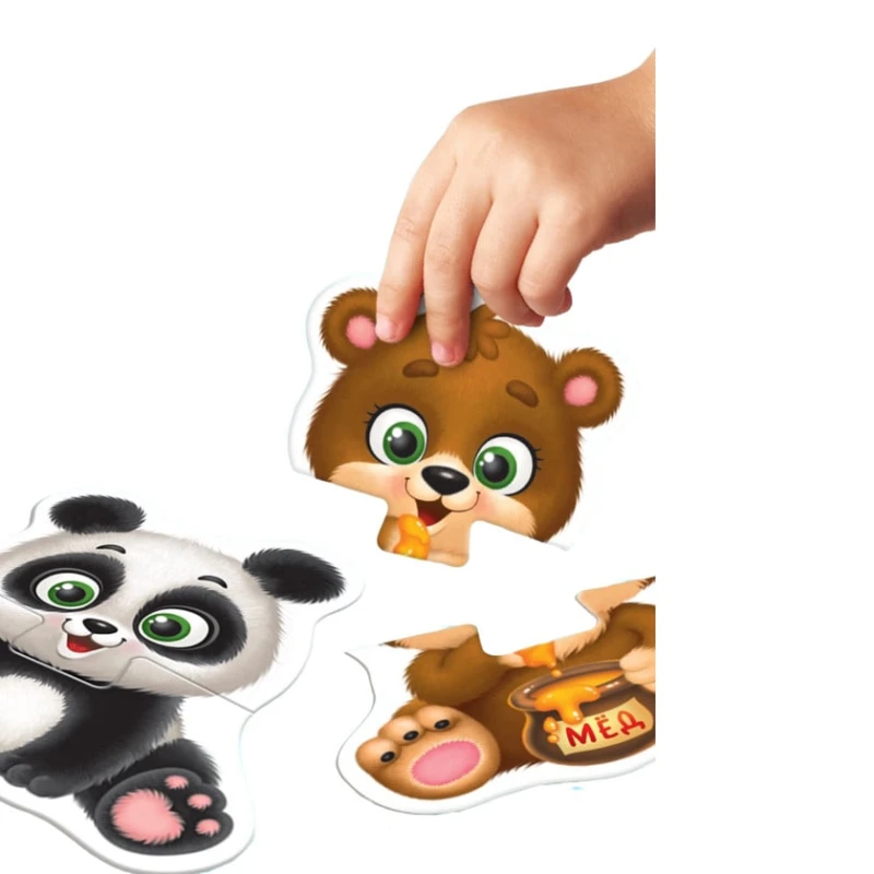 Pazl Puzzle Time Макси-Пазлы. Весёлые зверята Pazl Puzzle Time Макси-Пазлы. Весёлые зверята