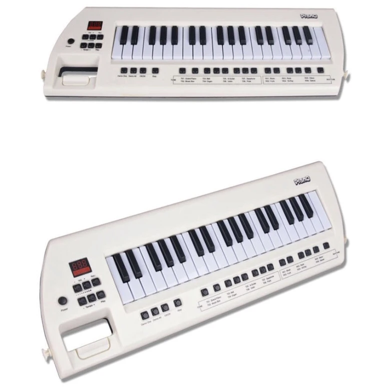 Детская электронная клавиатура с 37 клавишами, игрушечное музыкальное пианино белого цвета Детская электронная клавиатура с 37 клавишами, игрушечное музыкальное пианино белого цвета