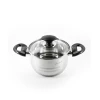 Кастрюля Hom-me 101122, 22 см, 4.7 л, нержавеющая сталь, серебристый Кастрюля Hom-me 101122, 22 см, 4.7 л, нержавеющая сталь, серебристый