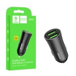 Автомобильное зарядное устройство Denmen DZ07 Black
