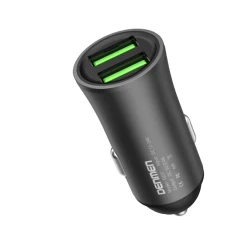 Автомобильное зарядное устройство Denmen DZ07 Black