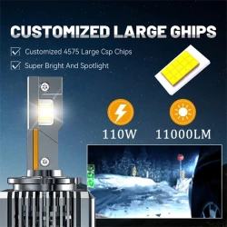 Avtomobil faraları üçün LED lampa NAVO D4S Led, 110W