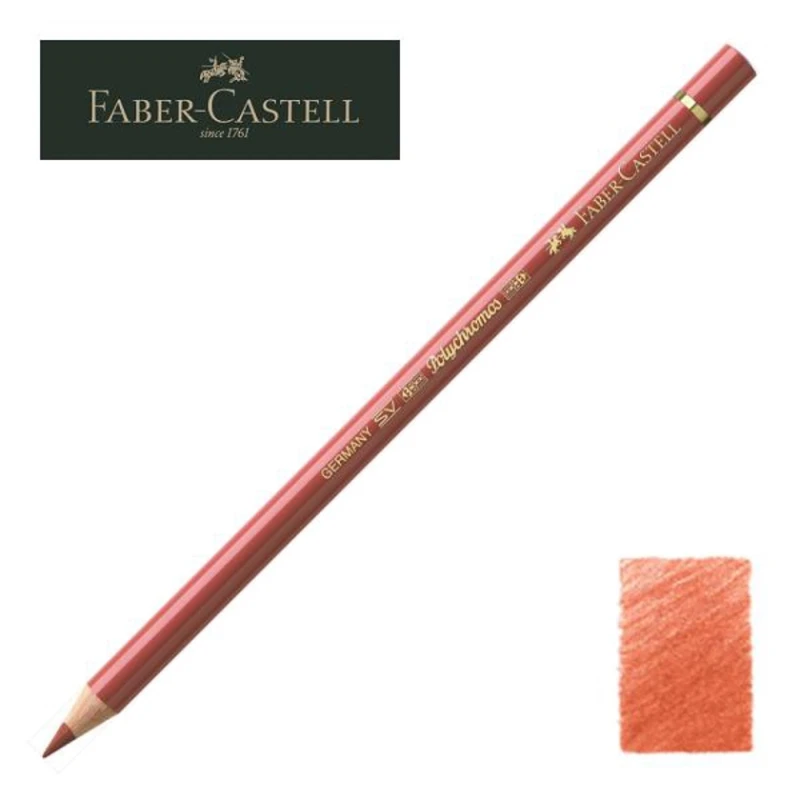 Цветной карандаш Faber-Castell Polychromos, цвет 190, Venetian Red Цветной карандаш Faber-Castell Polychromos, цвет 190, Venetian Red