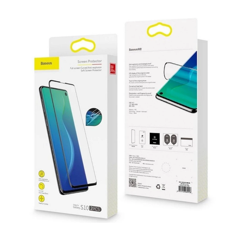 Защитная пленка Baseus Curved Soft Screen Protector SGSAS10P-KS01 для Samsung Galaxy S10 Plus Black
