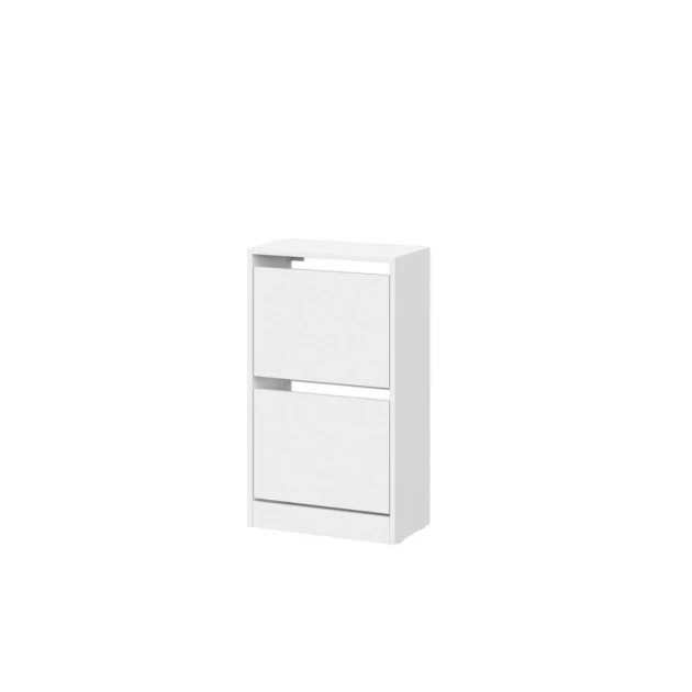 Ayaqqabı üçün tumba Art Mebel 12, laminat, ağ, 60x80x30 sm