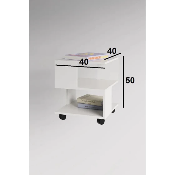 Журнальный стол Letta 3563_Letta25MashWh, 40x40x50 см Журнальный стол Letta 3563_Letta25MashWh, 40x40x50 см