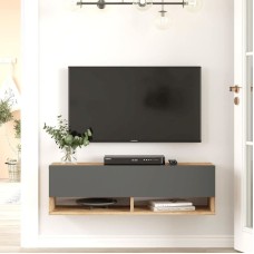 TV üçün tumba Bonja ev_12115492, LDSP, antrasit/qəhvəyi, 120x30x32 sm