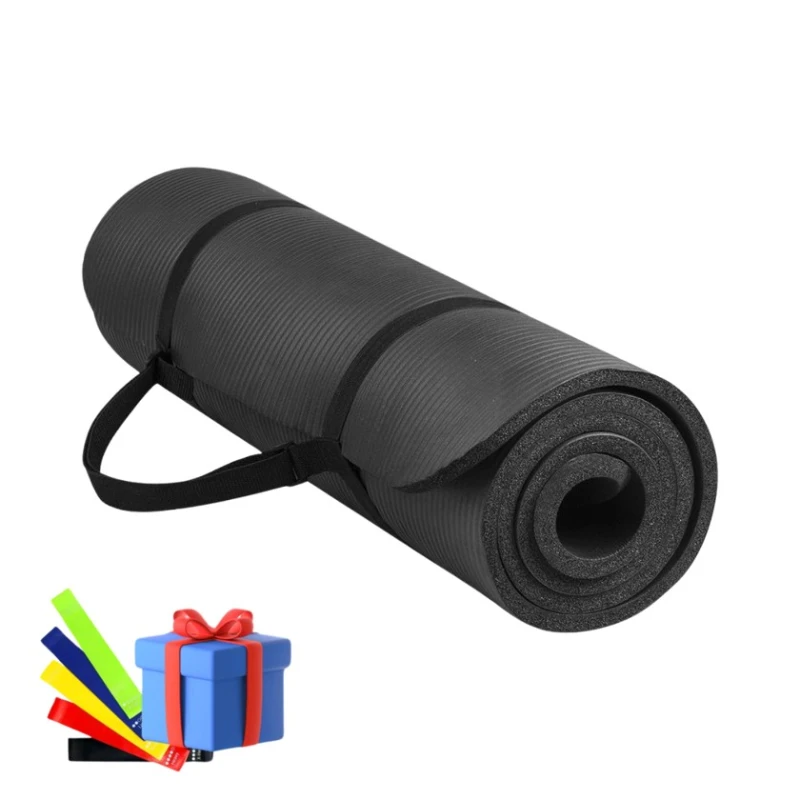 Коврик для йоги Kahn_0104, ЭВА, серый, 173x61x2 см, 400 г