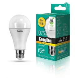 Лампа светодиодная Camelion LED13-A60/830/E27 12045, 13Вт, 3000K