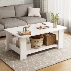 Журнальный стол Ev Plus Tang12115612, ЛДСП, белый, 40х42х80 см Журнальный стол Ev Plus Tang12115612, ЛДСП, белый, 40х42х80 см