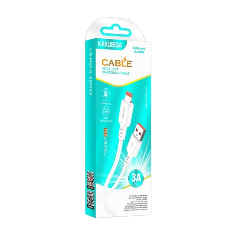 Кабель USB Kakusiga KSC-982 Lightning, 1 м