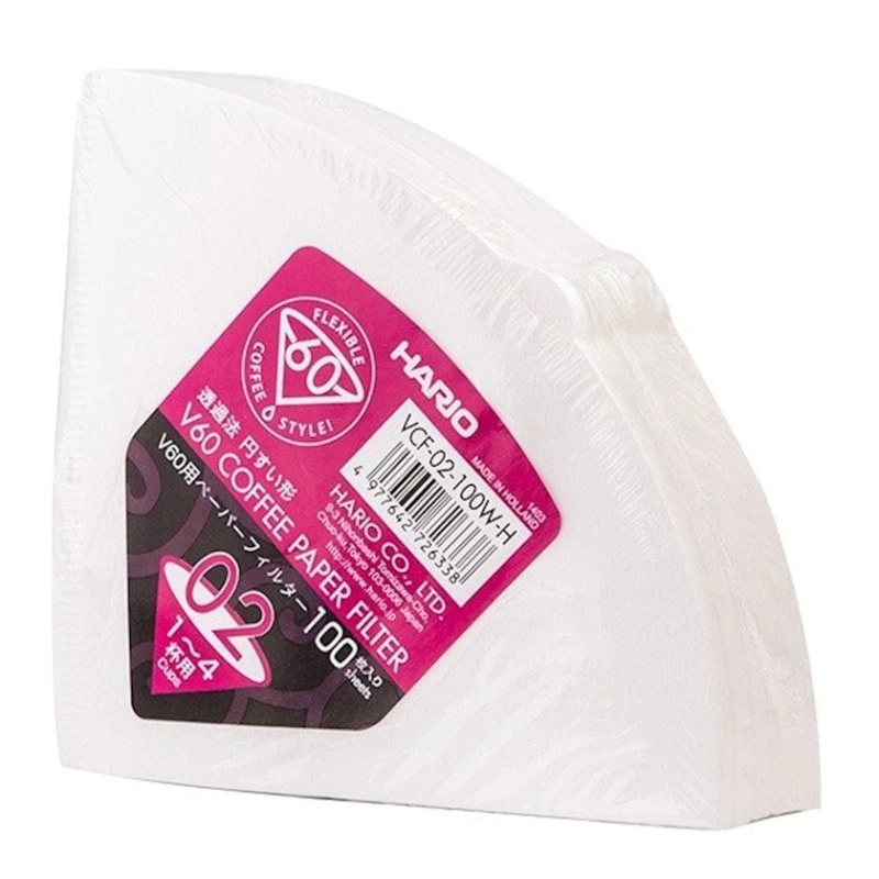 Бумажные кофе-фильтры Hario V60 VCF-02 Бумажные кофе-фильтры Hario V60 VCF-02