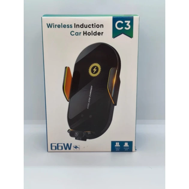 Avtomobil üçün telefonu tutacağı simsiz enerji toplama C3 66W Avtomobil üçün telefonu tutacağı simsiz enerji toplama C3 66W