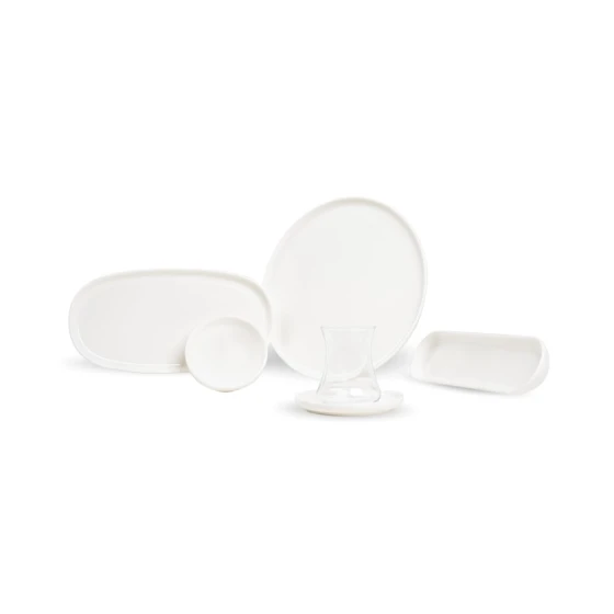 Набор для завтрака Leggno Botanical White, 26 предметов, 6 персон