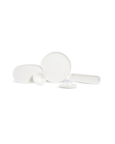 Səhər yeməyi dəsti Leggno Botanıcal White, 26 parça, 6 nəfərlik