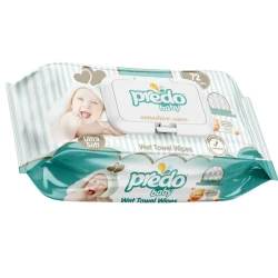 Детские влажные салфетки Predo, 72 шт.