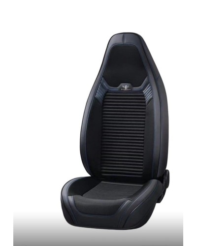 Oturacaq üçün çexol Boss Pilot K7, qara/mavi - PİLOTK7