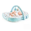 Коврик-кровать для ребенка Babyjem Babyjem Yat Otur Oyna Minderi Mavi, с игрушками, для детей, голубой Коврик-кровать для ребенка Babyjem Babyjem Yat Otur Oyna Minderi Mavi, с игрушками, для детей, голубой