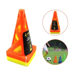 Набор тренировочных конусов Aspo, 10 шт, 23 см Набор тренировочных конусов Aspo, 10 шт, 23 см