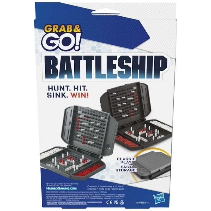 Настольная игра Hasbro Gaming Battleship F8252, 7+ лет