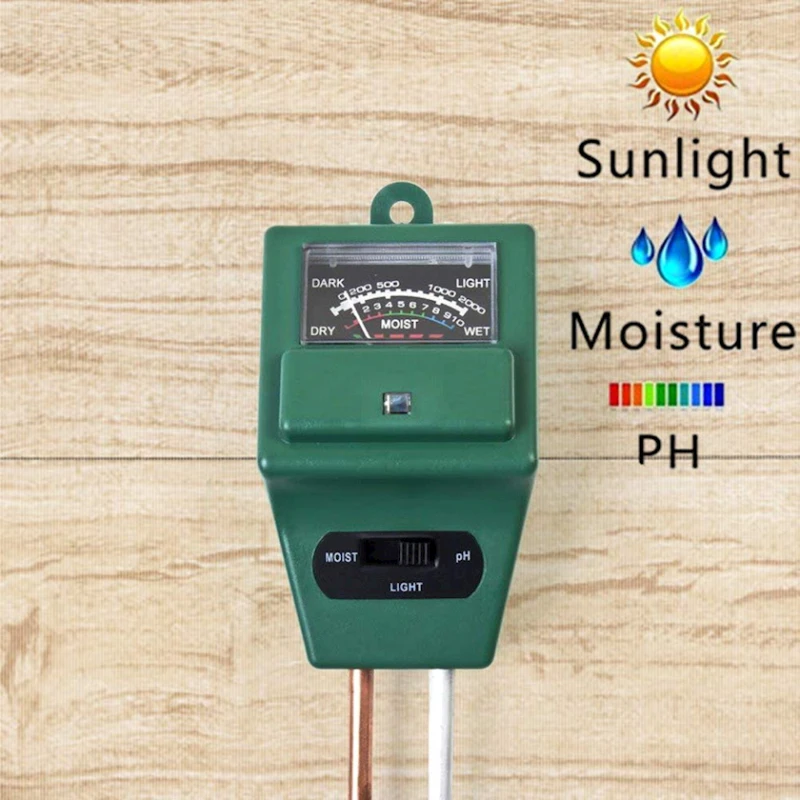 Прибор для измерения кислотности, влажности и света в почве Hubstein W2511-006 Прибор для измерения кислотности, влажности и света в почве Hubstein W2511-006