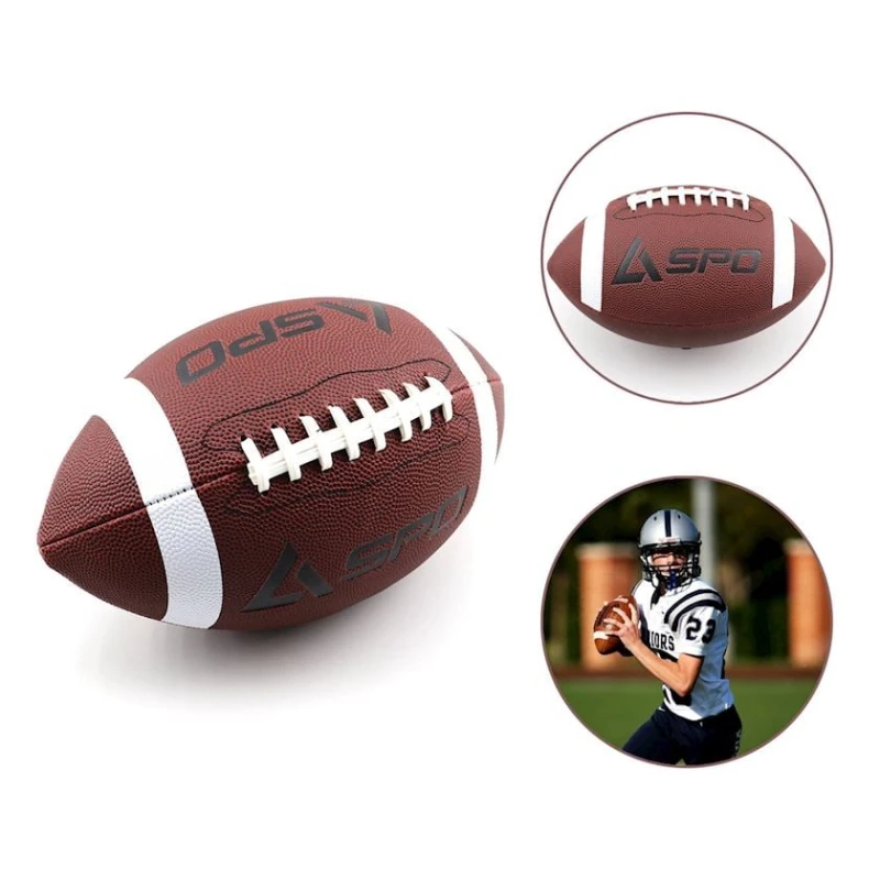 Мяч для регби Aspo, коричневый Мяч для регби Aspo, коричневый