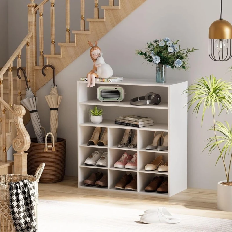 Стеллаж для обуви Art Mebel, ЛДСП, белый, 30x110x90 см