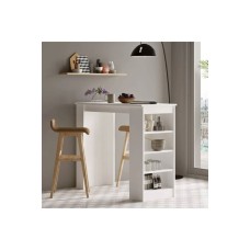 Bar dayağı Linde 12115584, LDSP, ağ, 120x47x101 sm