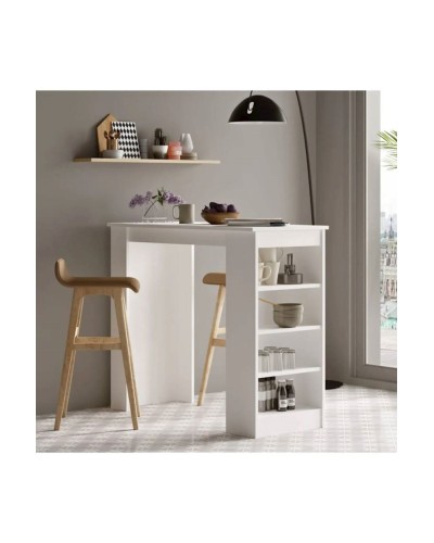 Bar dayağı Linde 12115584, LDSP, ağ, 120x47x101 sm