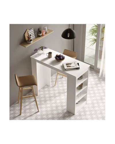 Bar dayağı Linde 12115584, LDSP, ağ, 120x47x101 sm