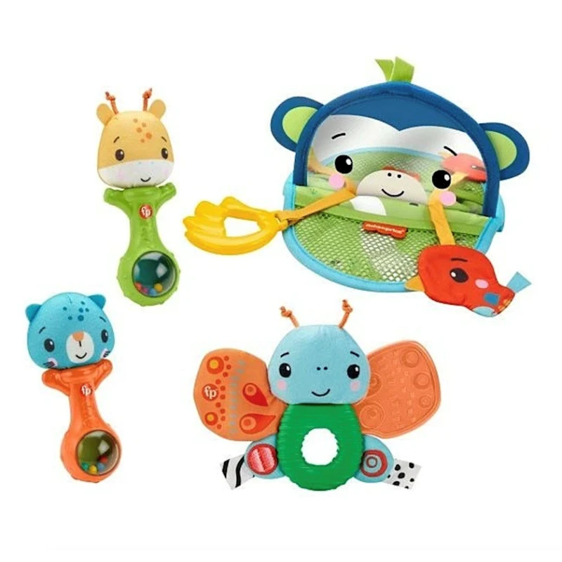 Çınqıldayanlar dəsti Fisher-Price, yenidoğulan, rəngbərəng