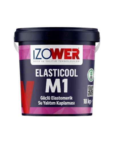 Rezin boya su izolyasiya üçün IZOWER Elasticool M1, 18 kg - 8683071410026