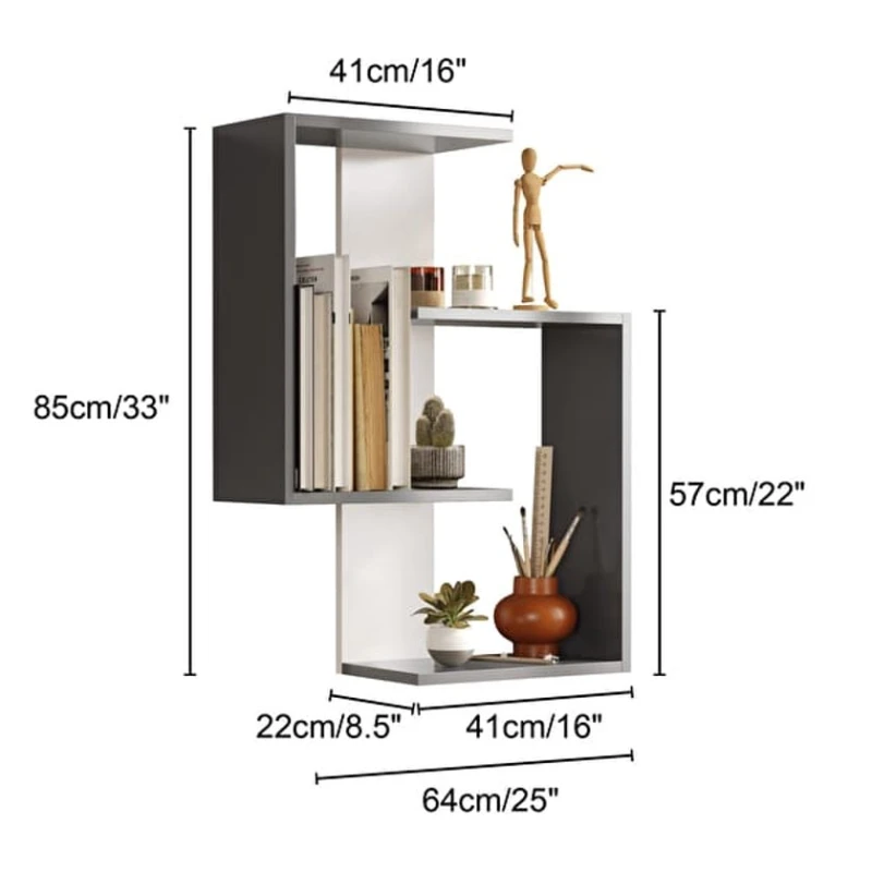 Полка Ev Plus 12116079, ЛДСП, 64x22x85 см Полка Ev Plus 12116079, ЛДСП, 64x22x85 см