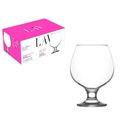 Badə dəsti Lav Misket NH_MİS568F, 390 ml, şüşə, 6 əd