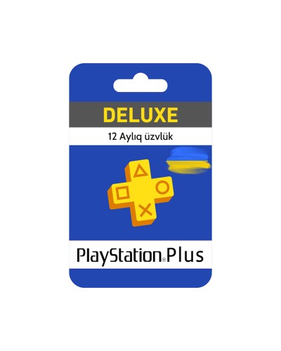 Abunə Sony PS Plus Deluxe (PSN Ukrayna, PS4/PS5) 12 aylıq