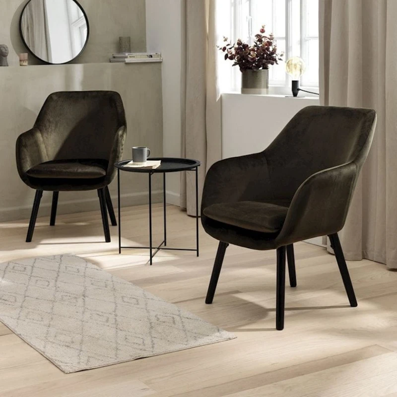 Журнальный стол JYSK Randerup, диаметр 47 см, высота 51 см, металл/полипропилен/сталь, черный Журнальный стол JYSK Randerup, диаметр 47 см, высота 51 см, металл/полипропилен/сталь, черный