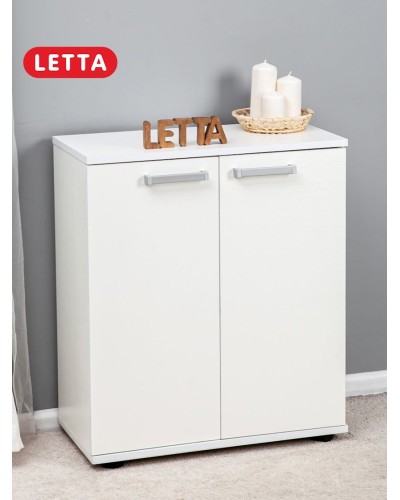 Komod Letta LDSP, ağ, 70х30х60 sm