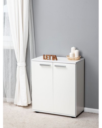 Komod Letta LDSP, ağ, 70х30х60 sm